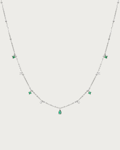 Elysee Necklace in Emerald Green