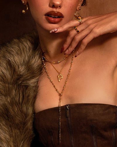 Gold Clusters Necklace