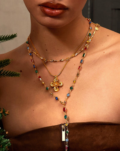 Cruz Flor Necklace