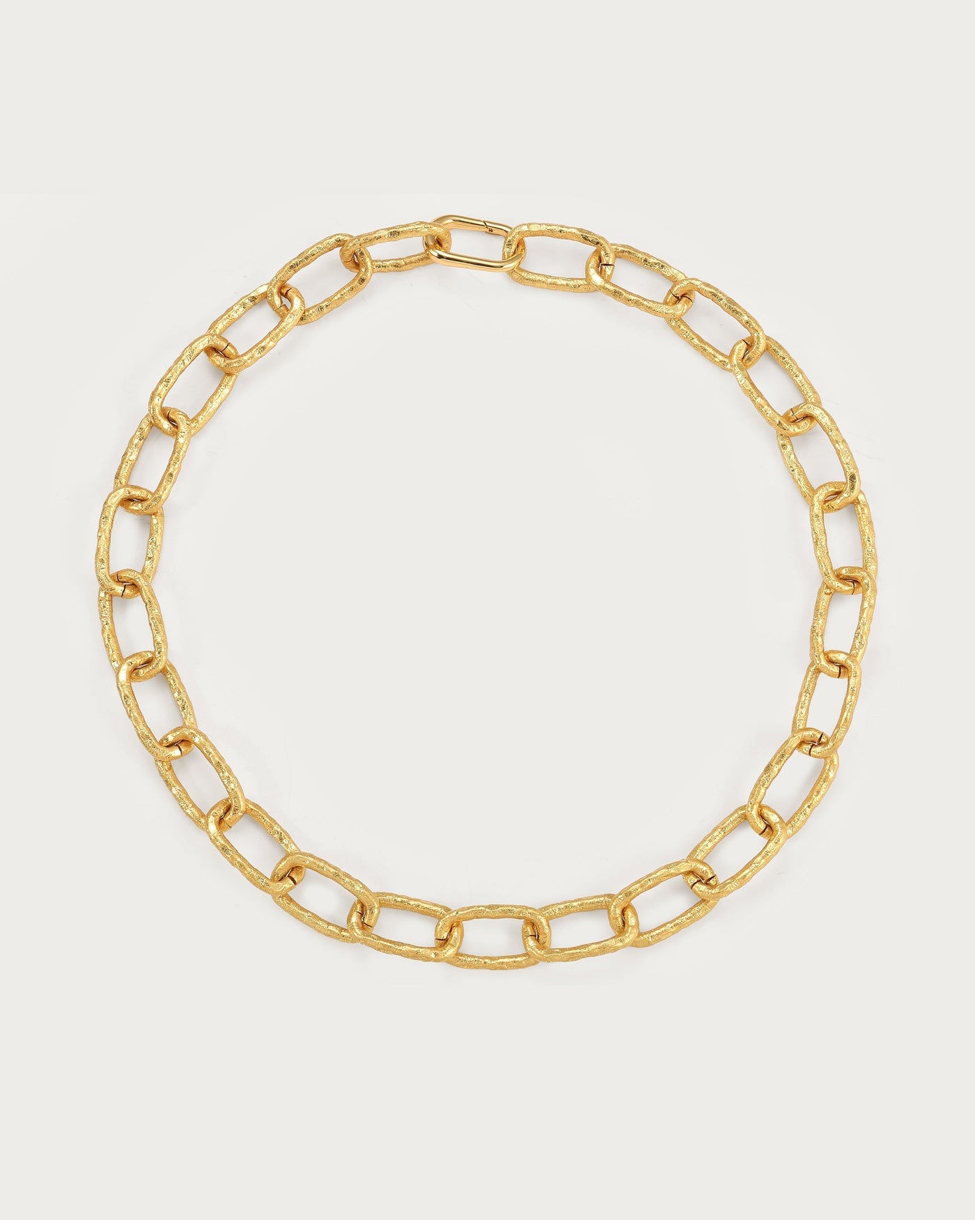 Chunky Textured Chain Necklace