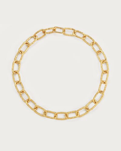 Chunky Textured Chain Necklace