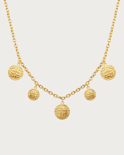 Golden Hojas Necklace