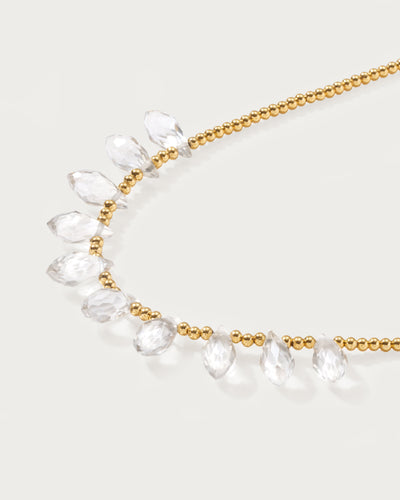 Crystal Raindrop Necklace