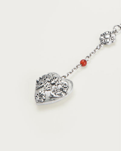Carnelian Veil Lariat Necklace