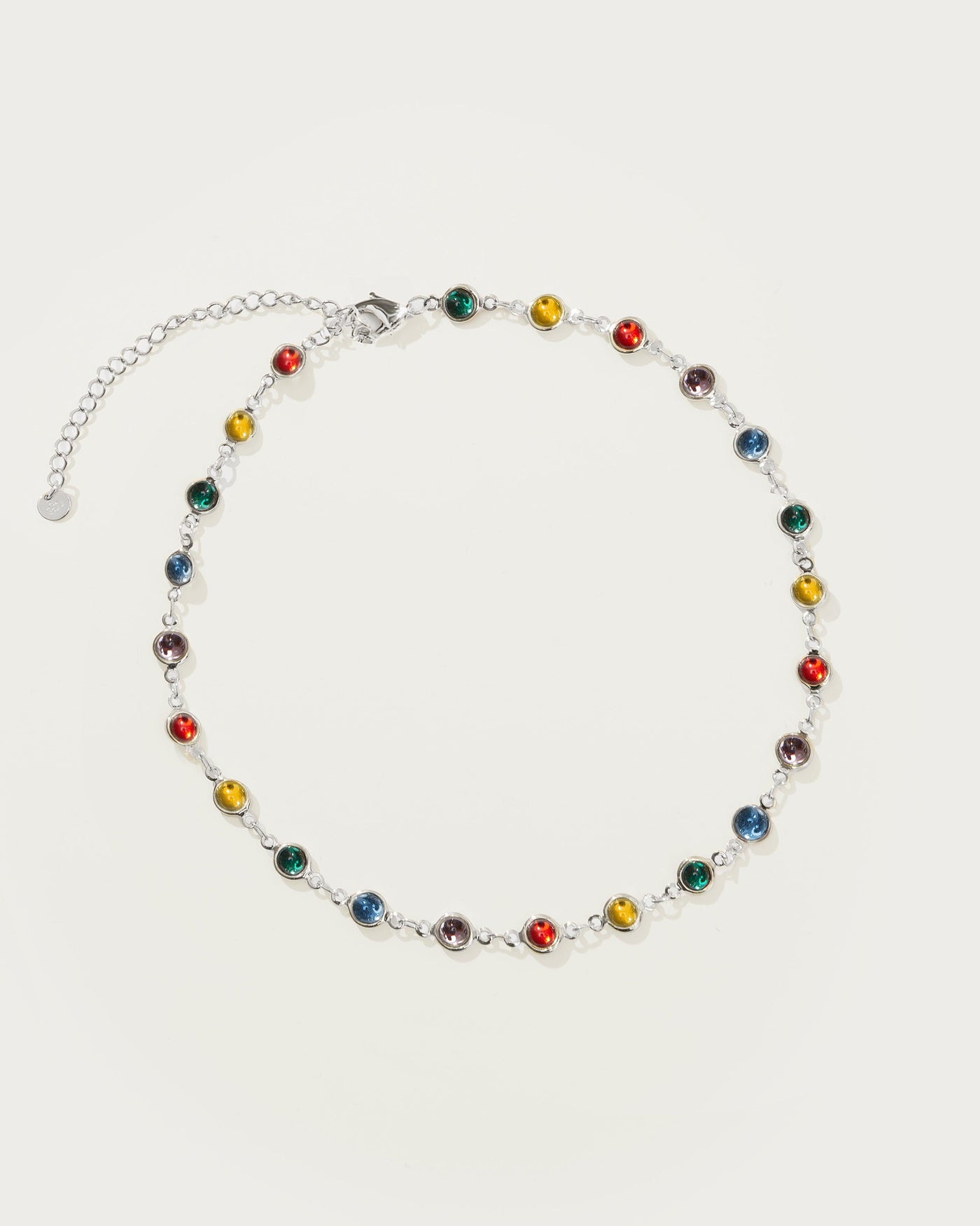 Infinity Choker Necklace in Silver