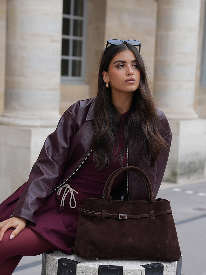 Dalila Suède Shopper