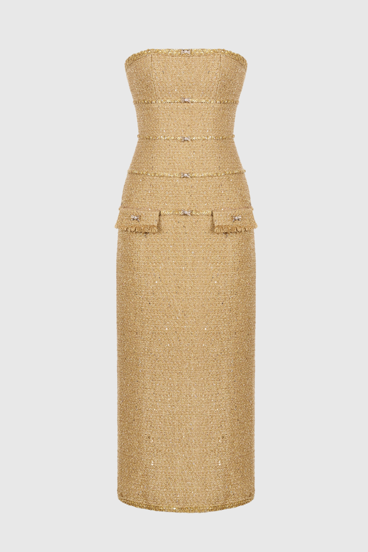 Elborno Gold Sequin Embellished Jacket