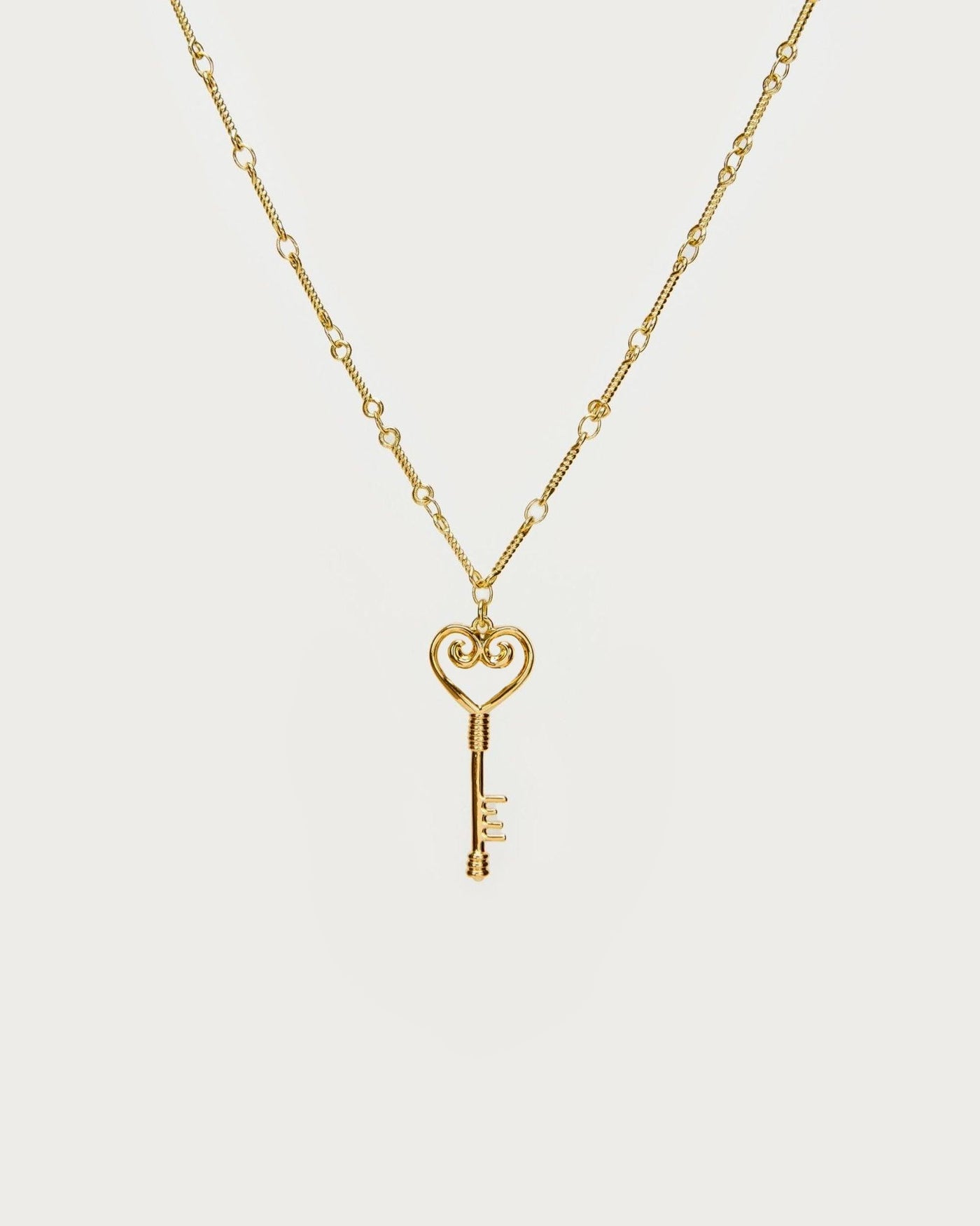 Eternal Love Lock Necklace in Silver