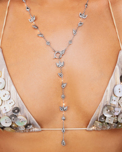 Petal Chain in Silver