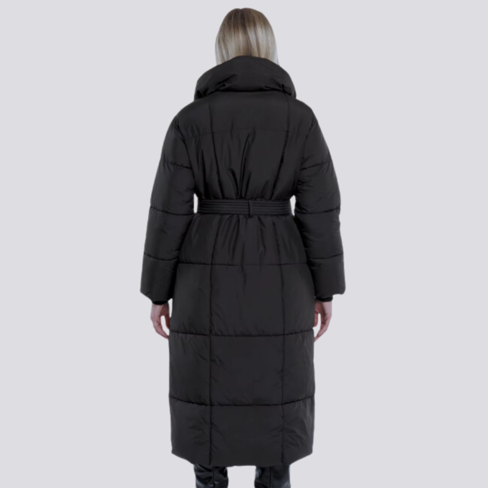 Longline Winter Jacket Belted Coat
