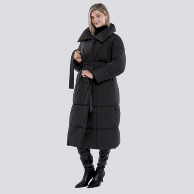Longline Winter Jacket Belted Coat