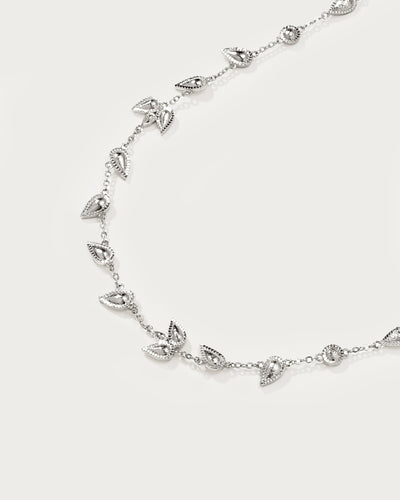 Petal Chain in Silver