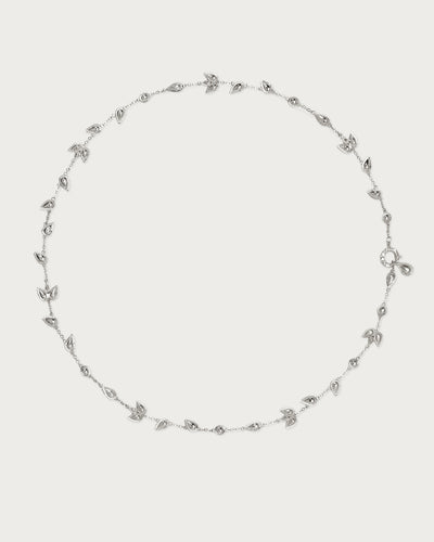 Petal Chain in Silver