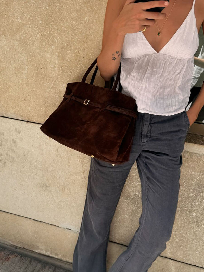 Dalila Suède Shopper