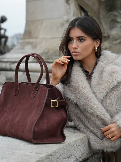 Yumí  Suède Shoulder Bag