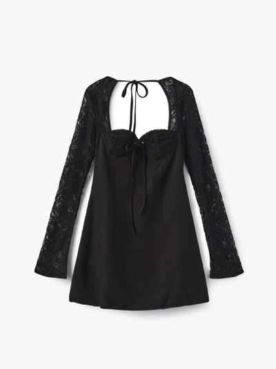Louise Mini Dress – Luxe in elk detail