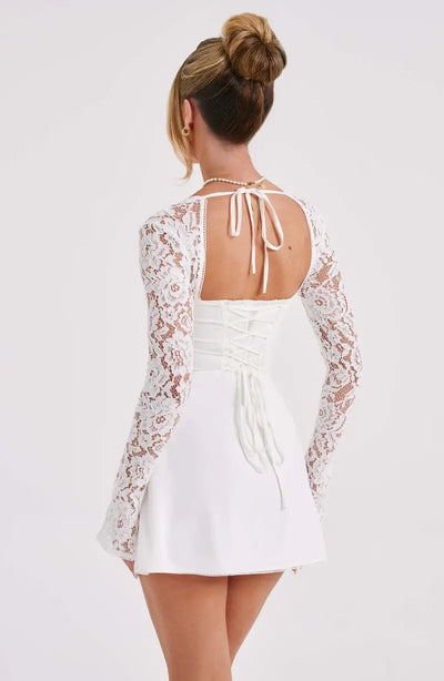 Louise Mini Dress – Luxe in elk detail