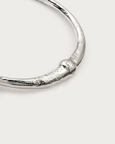 The Muse Choker in Silver