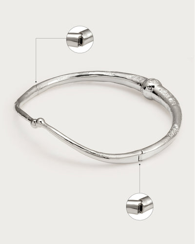 The Muse Choker in Silver