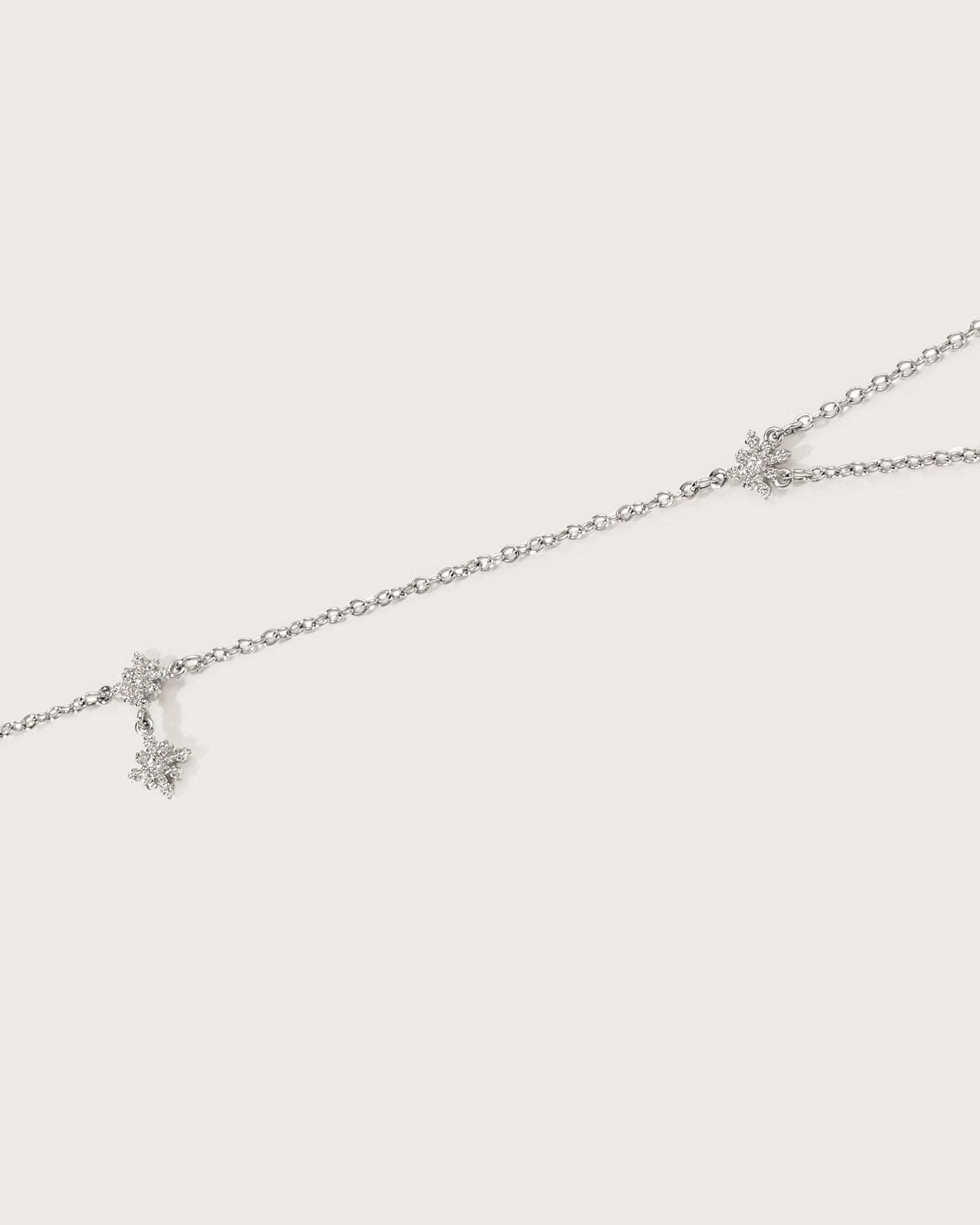 Twinkle Body Chain In Silver