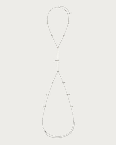 Twinkle Body Chain In Silver