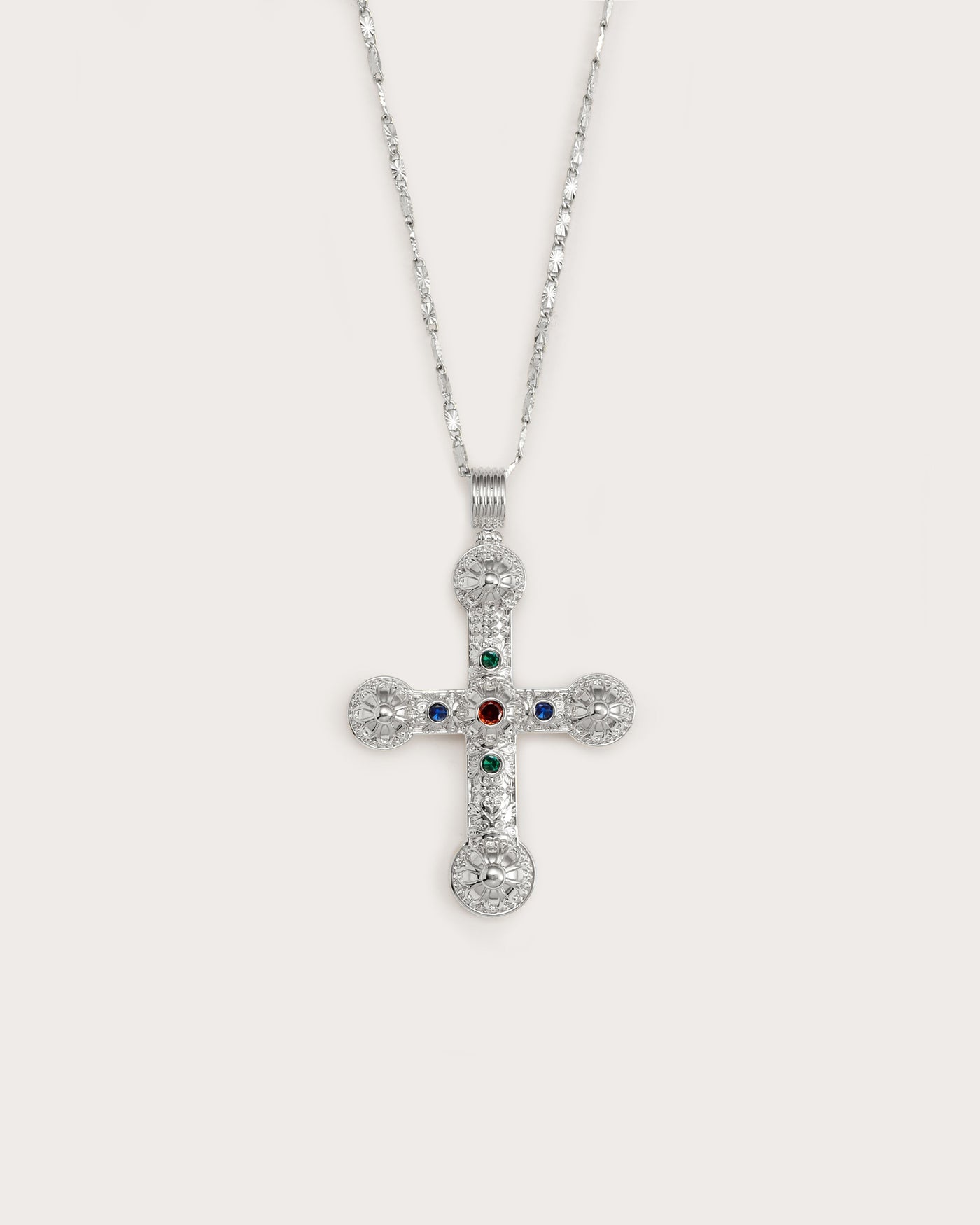 XL Cross Chain in Silver