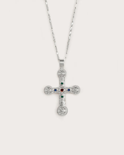 XL Cross Chain in Silver