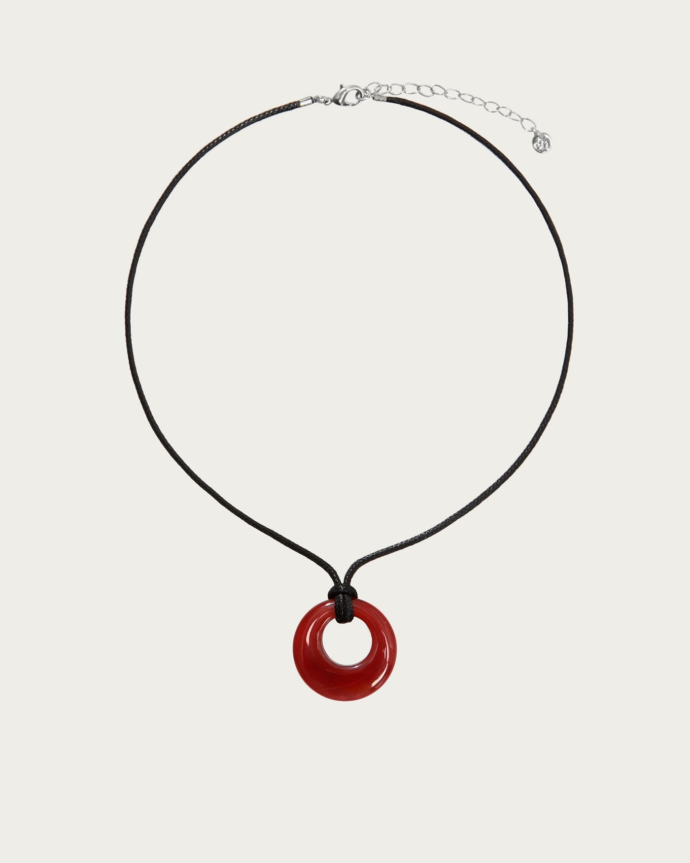 Carnelian Cord Necklace
