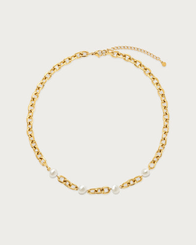 Gold Essence Pearl Necklace