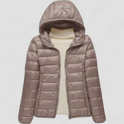 Women’s Lightweight Puffer Jacket with Hood