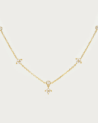 Lucky Clover Necklace in Gold