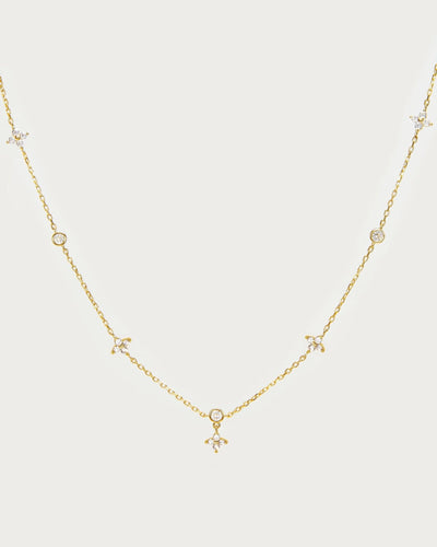 Lucky Clover Necklace in Silver
