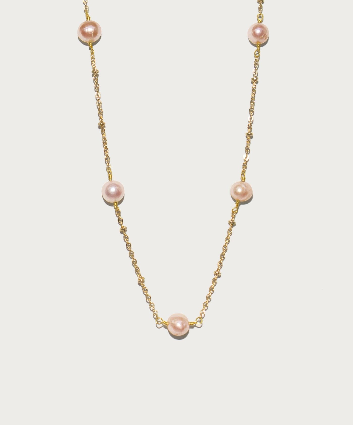 Pink Yumi Freshwater Pearl Necklace