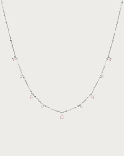 Elysee Necklace in Pink