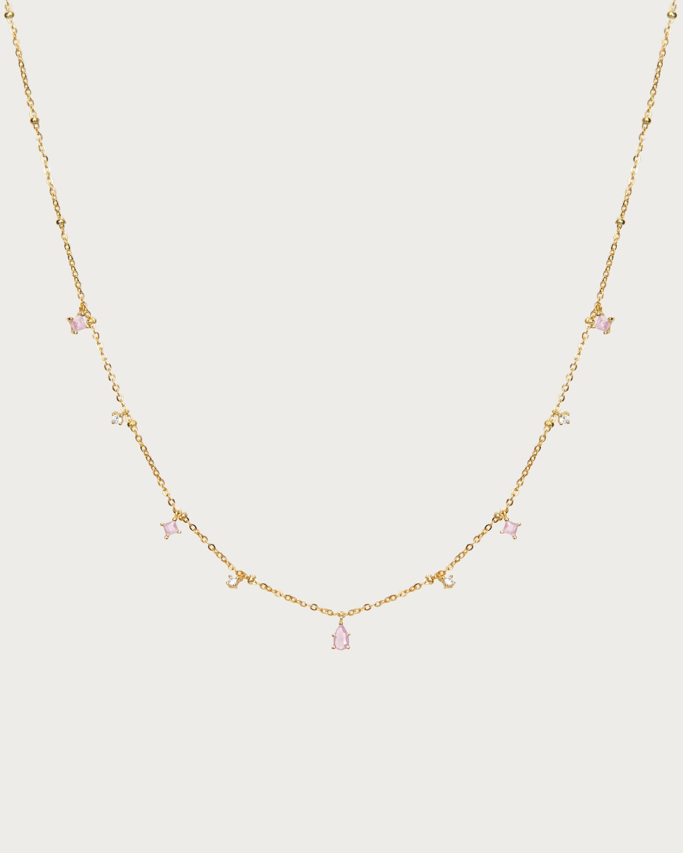 Elysee Necklace in Pink