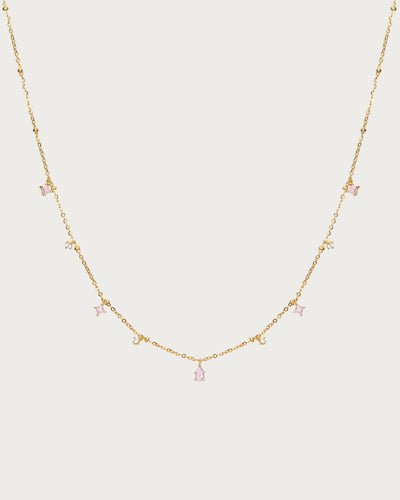 Elysee Necklace in Pink